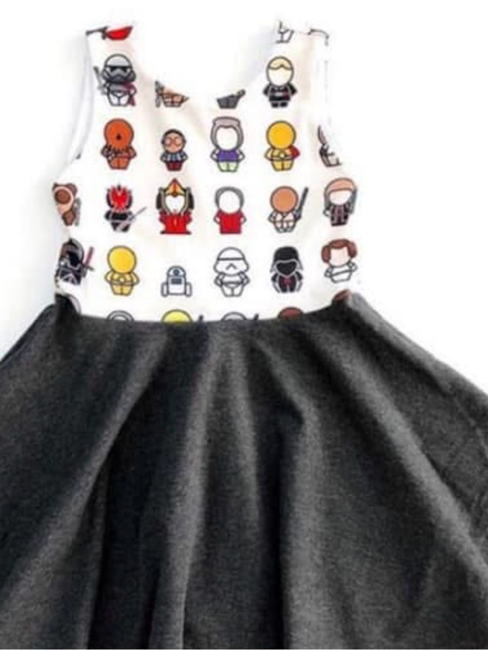 Malia + Kai Star Wars Character Handmade Twirl Dress Sz 6